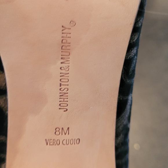 Johnston & Murphy pumps, velvet pattern - Picture 4 of 6